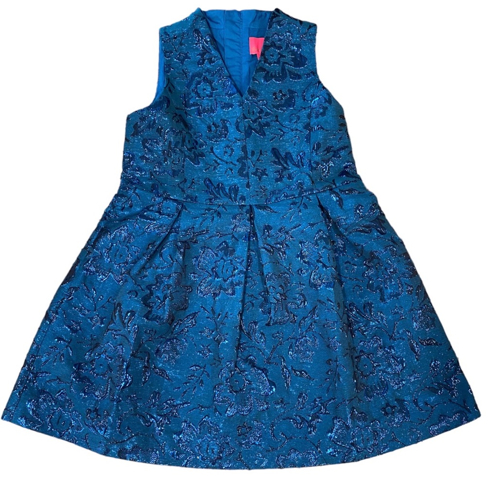 Lilly Pulitzer Mini Tanlee Teal Bay Blooming Brocade